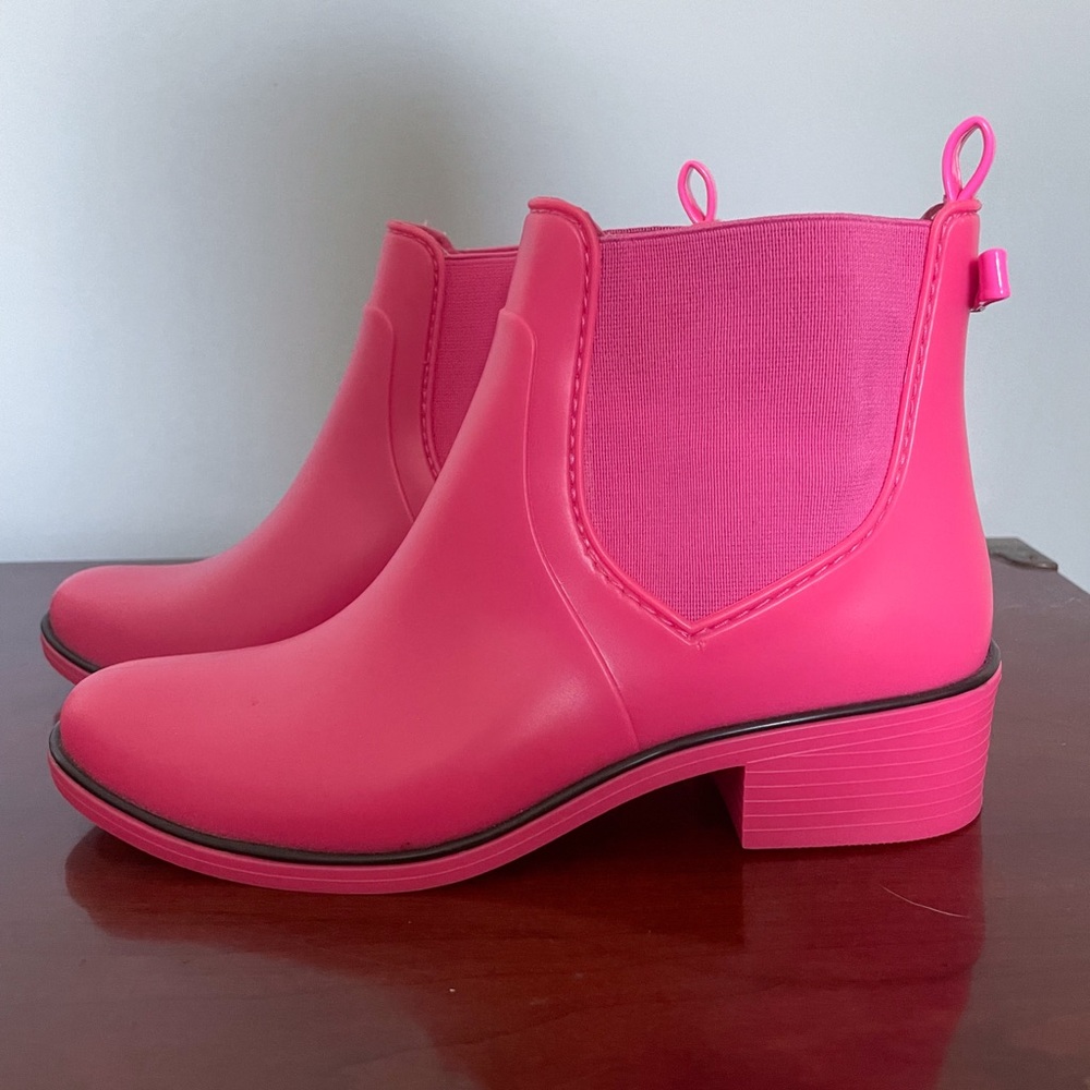 Kate Spade New York Rubber Ankle Rain Boots Size 6